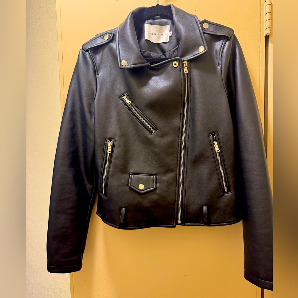 Rebecca Minkoff Faux Leather Jacket Medium